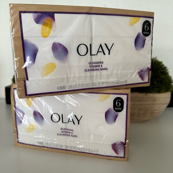 OLAY Other - 2 OLAY CLEANSING VITAMIN E CLEANSING BARS (6 bars each)